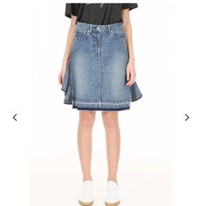 Sacai denim skirt